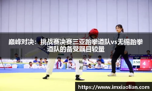 巅峰对决：挑战赛决赛三亚跆拳道队vs无锡跆拳道队的备受瞩目较量