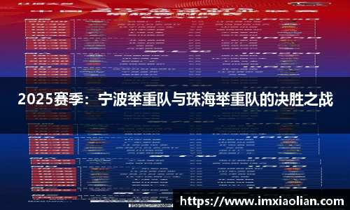 2025赛季：宁波举重队与珠海举重队的决胜之战