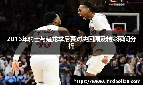 2016年骑士与猛龙季后赛对决回顾及精彩瞬间分析